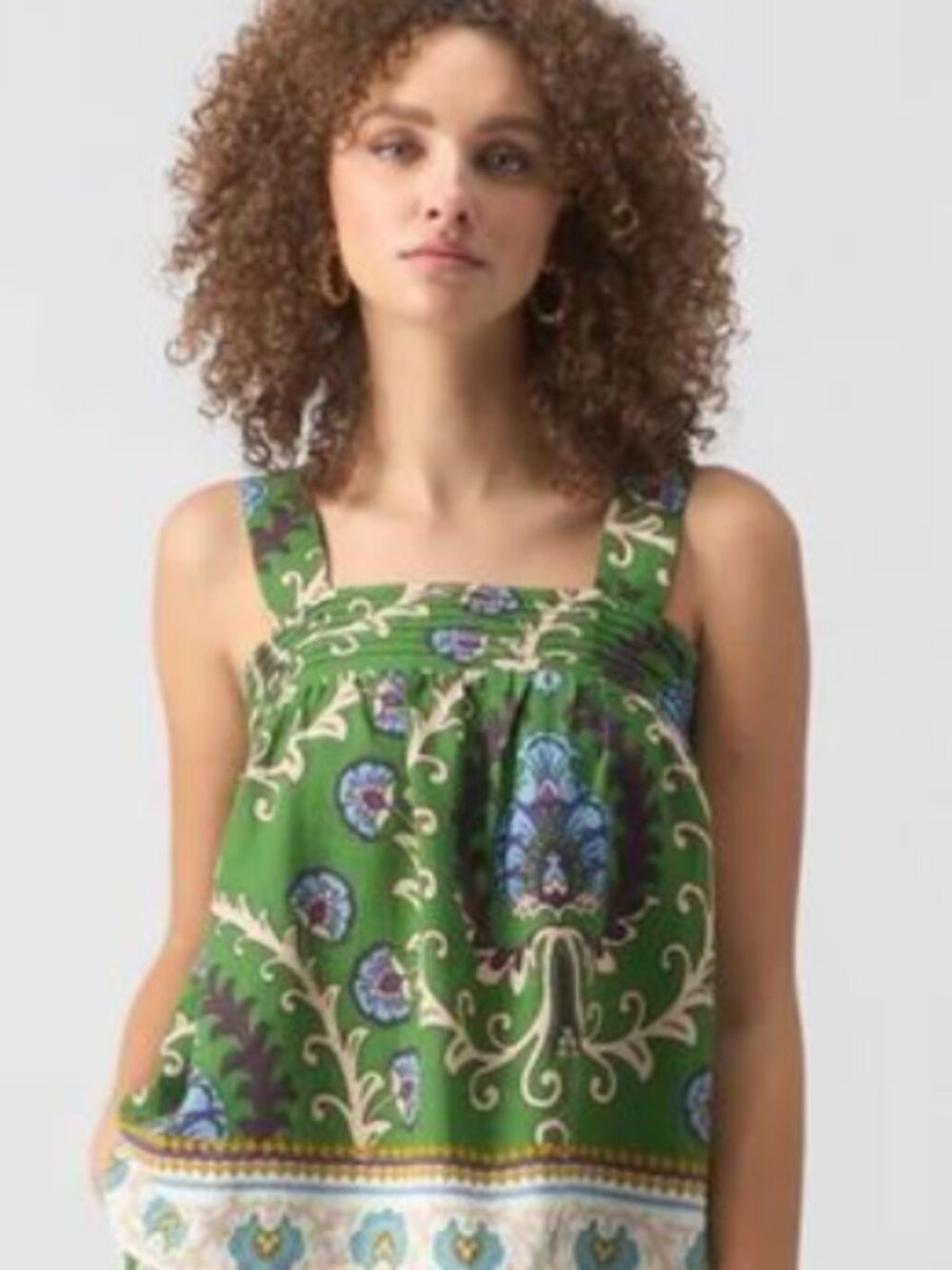 Sanctuary Button Back Cami Top in Mezzo Tile Size XS